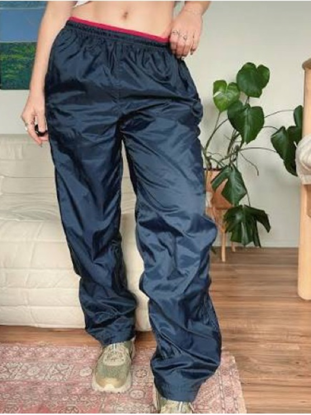 Nike Navy Y2K Track Joggers